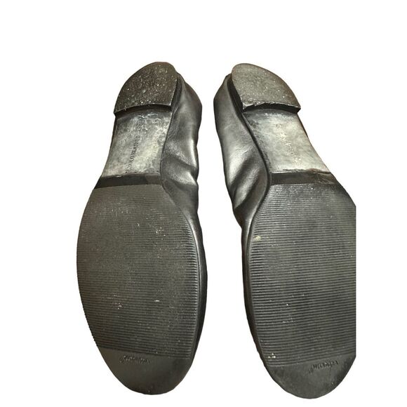 MANOLO BLAHNIK TEFAMOD Black White Bow Flats Ballet SHOES size 41 - Picture 6 of 8